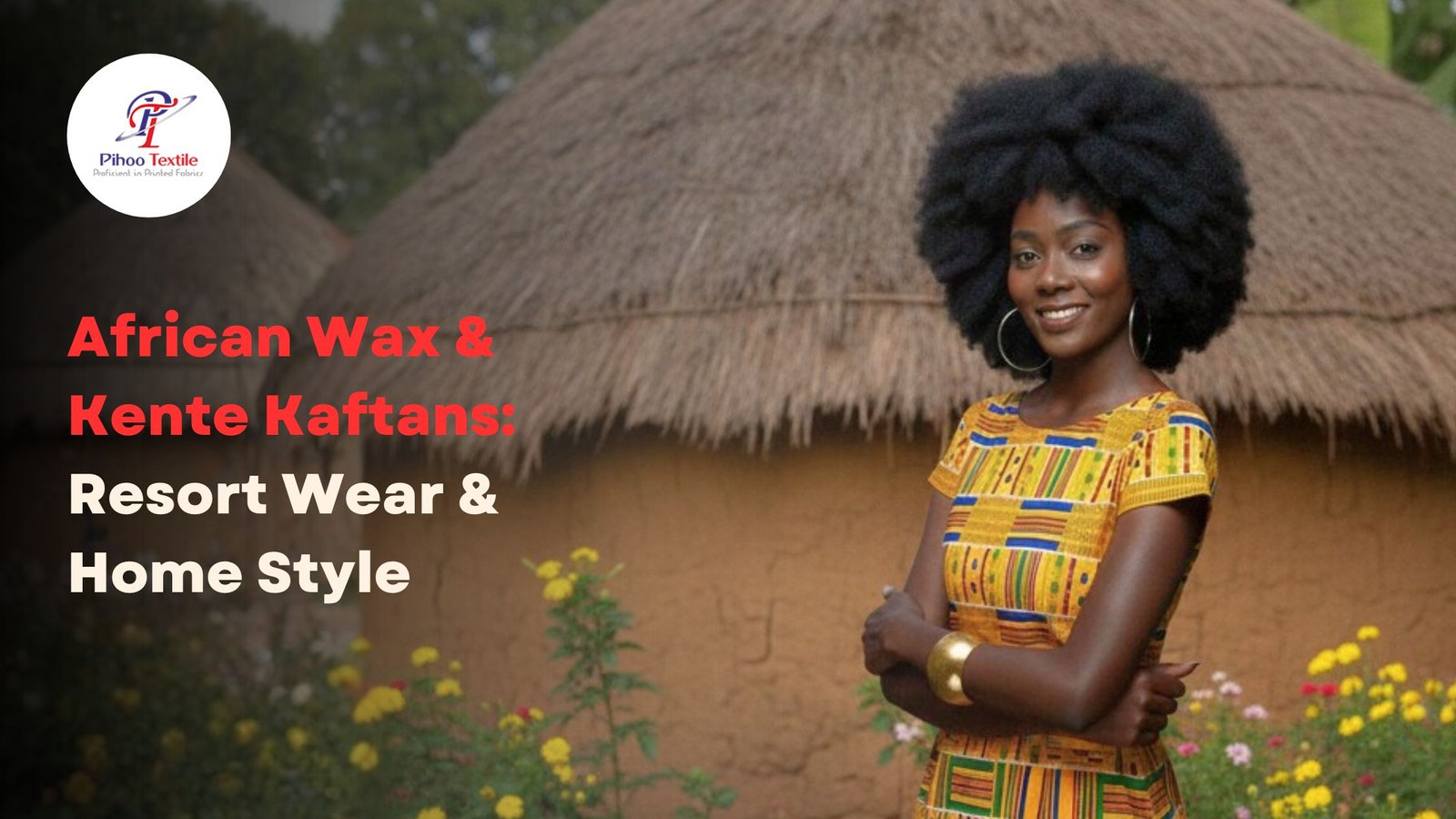 African Wax & Kente Kaftans: Resort Wear & Home Style