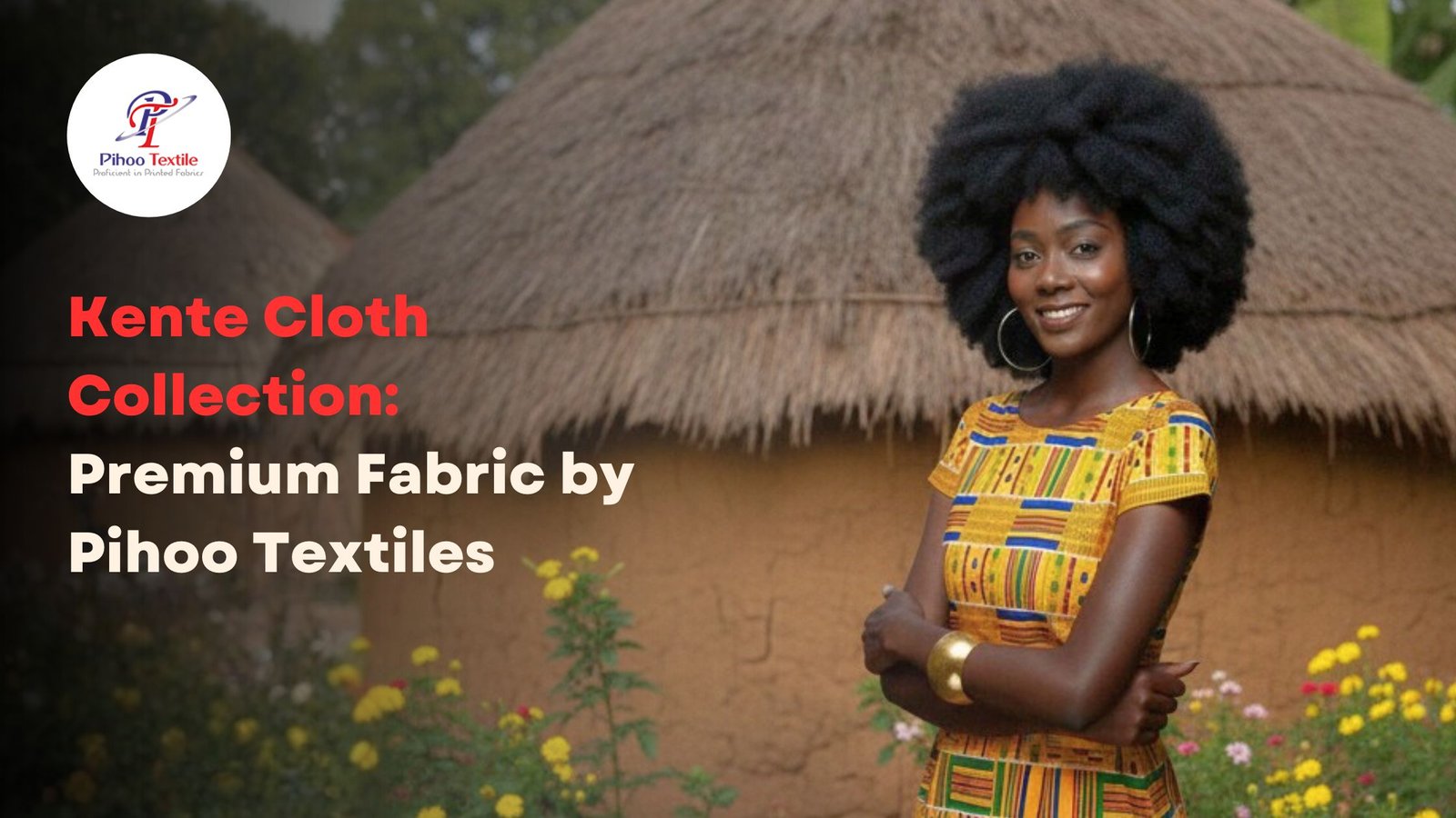 Kente Cloth Collection: Premium Fabric by Pihoo Textiles